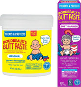 Boudreaux's Butt Paste 4oz Butt Barrier Ointment and 14oz jar Original Diaper Rash Ointment