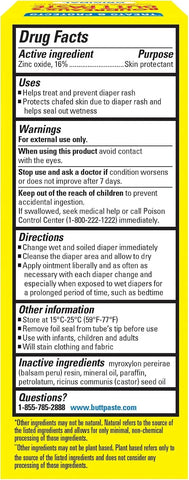 Boudreaux's Butt Paste Original Diaper Rash Cream, 2 Ounce (Pack of 3)