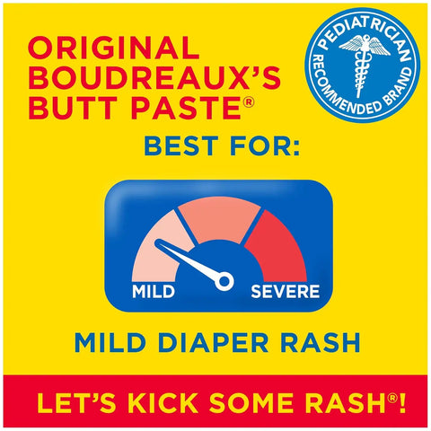 Boudreaux’s Butt Paste Original Diaper Rash Cream, 16 Oz Jar