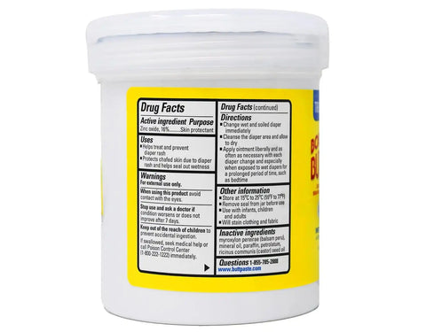 Boudreaux’s Butt Paste Diaper Rash Ointment, 16% Zinc Oxide Baby Rash Cream, Skin Protectant, Fast Relief for Diaper Rash, Pediatrician Recommended, Original (Pack of 1)