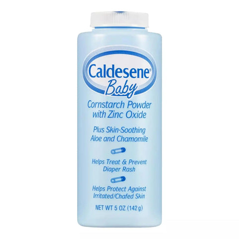 Caldesene Baby Cornstarch Powder With Zinc Oxide 5 oz (Pack of 12)