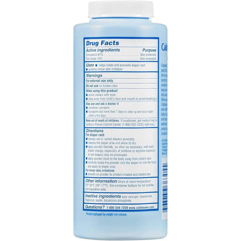 Caldesene Baby Cornstarch Powder With Zinc Oxide 5 oz (Pack of 12)