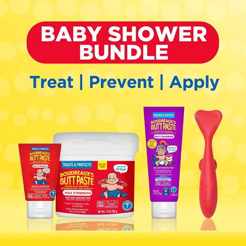 Boudreaux’s Butt Paste Baby Shower Bundle with 3 Newborn Essentials