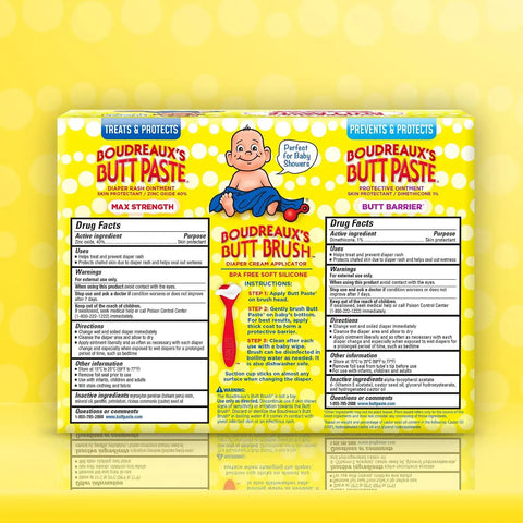 Boudreaux’s Butt Paste Baby Shower Bundle with 3 Newborn Essentials